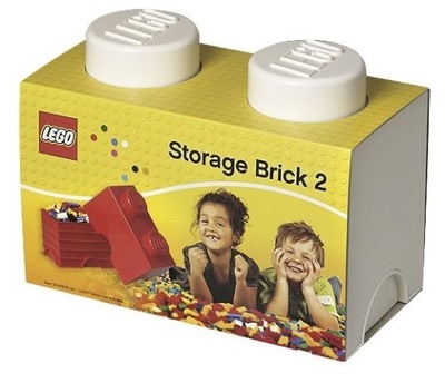 Pojemnik LEGO Storage Brick 2 biały