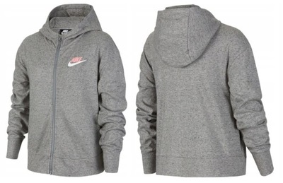 Bluza Nike Sportswear DA1124 09 SZARY XL (158-170)