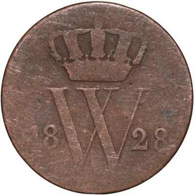 Holandia 1 cent 1828