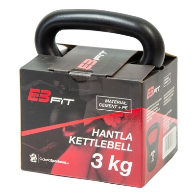 KETTLEBELL 3KG HANTLE HANTEL KULA KETLA ODWAŻNIK