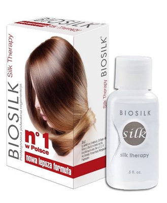 BioSilk Therapy czysty jedwab do włosów 15ml