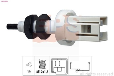 CONMUTADOR DE LUZ LUZ DE FRENADO IVECO 1-810-250  