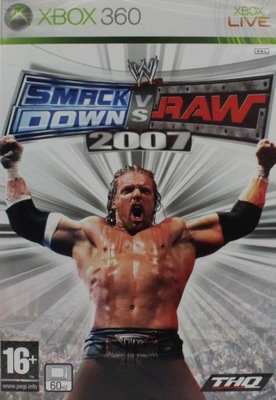 SMACKDOWN VS RAW 2007 XBOX 360
