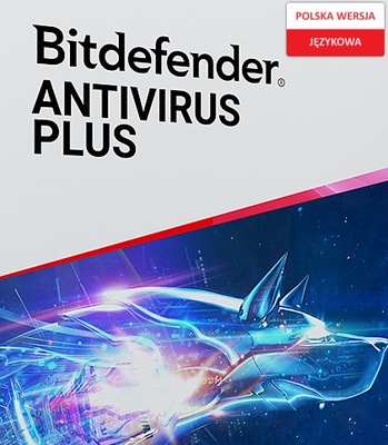 Bitdefender Antivirus Plus 1 PC / 2 LATA nowa