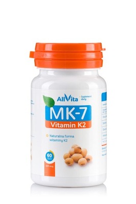 Witamina K2 MK-7 100 mcg 60 kapsułek Allvita