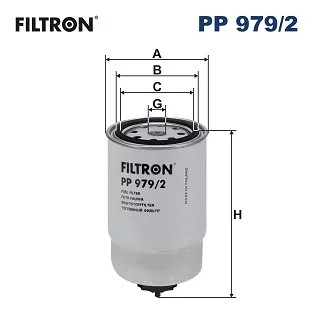 PP979/2 FILTRO COMBUSTIBLES  