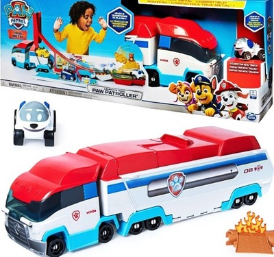 PSI PATROL PATROLOWIEC TRANSPORTER 2w1 WYRZUTNIA pojazd