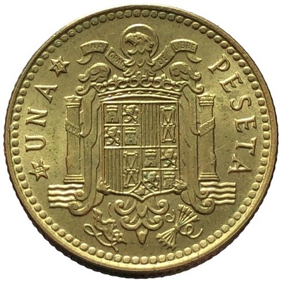 90695. Hiszpania, 1 peseta, 1975r.