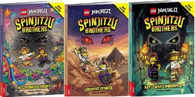 Lego Ninjago Spinjitzu Brothers pakiet 3 książki