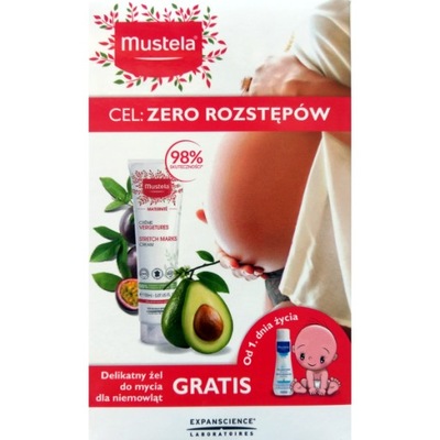 Mustela Maternite zestaw kosmetyków krem + żel