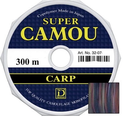 Dragon Super Camou Carp 0,28mm 8,20kg 300m