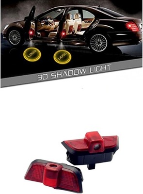 2 SZTUKI PROJEKTORA Z LOGO SAMOCHODOWYM PROJEKTOR NA DRZWI