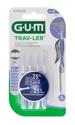 GUM Trav-Ler SZCZOTECZKI międzyzębowe 0,6mm wrzos