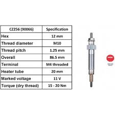 BUJÍA ZAROWA NGK 90066 CZ256 NISSAN MITSHUBISHI  