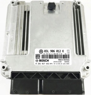Бортовой компьютер vw crafter 03l906012k 0281017661 dopiszę фото №1