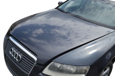Audi a6 c6 капот кришка двигуна колір lz7q фото №1