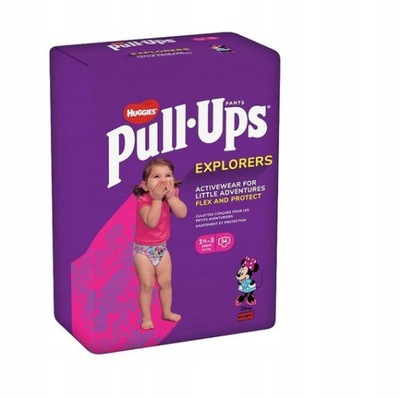 HUGGIES PULL-UPS PIELUCHOMAJTKI JEDNORAZOWE 34SZT NA15