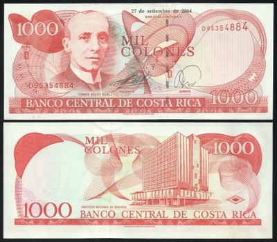 $ Kostaryka 1000 COLONES P-264e UNC 2004