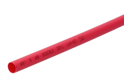 Rurka termokurczliwa 4,5mm 1m czerwona
