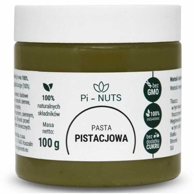 Pasta Pistacjowa 100% 100g - PI-NUTS