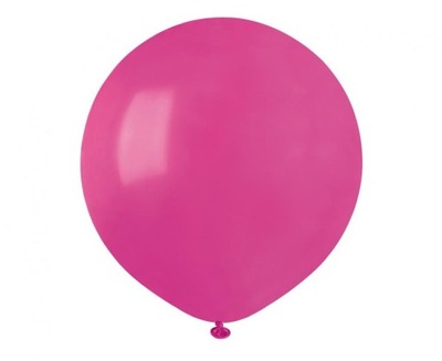 Balony Gemar 19" 48cm różowe fuksja nr koloru 077 50szt ciemny róż