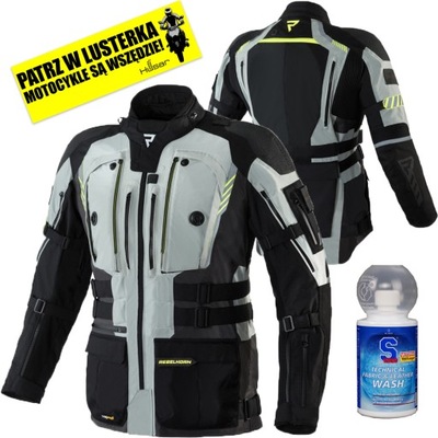 REBELHORN PATROL KURTKA MOTOCYKLOWA Cordura szara