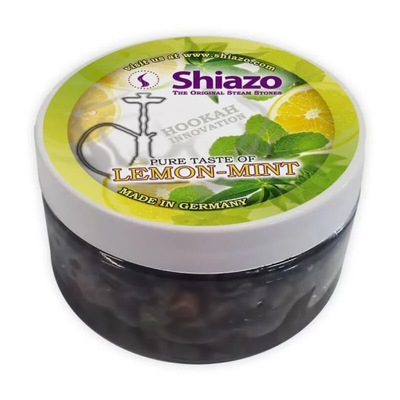 SHIAZO LEMON MINT 100G KAMYCZKI MELASA FAJKA WODNA