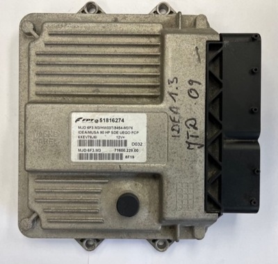 UNIDAD DE CONTROL LANCIA MUSA 1.3 MJD 6F3.M3 LIMPIO  