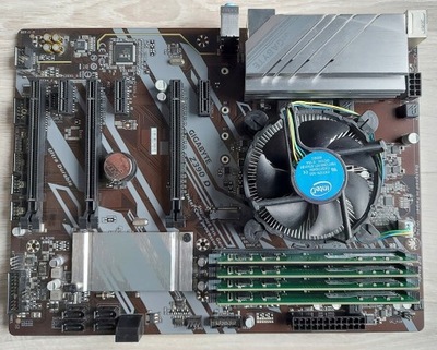 Płyta Gigabyte Z390 D, Core i5-8600K, 16GB DDR4, 256GB SSD, gw.