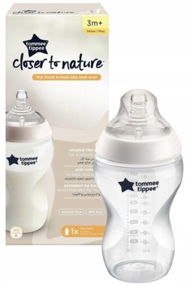 Tommee Tippee, butelka do karmienia 340ml 3m+