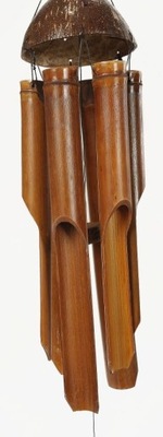 dzwonki wietrzne z bambusa