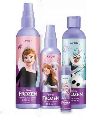 Avon Zestaw Frozen dla Dziewczynki Kraina Lodu 4w1