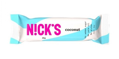 NICKS Coconut Baton kokosowy w 32% czekoladzie mlecznej 40g