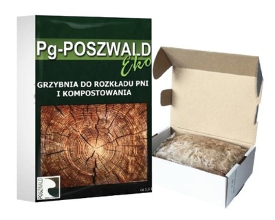 PG Poszwald Eko do rozkładania pni grzybnia do rozkładu pni i kompostowania