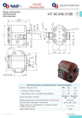 BOMBA HIDRÁULICA C 360 HYDROTOR REFORZADA  