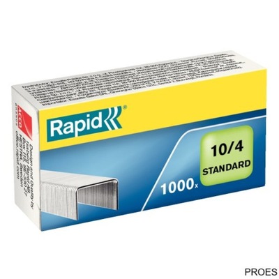 Zszywki Rapid Standard 10/4 1M, 1000 szt