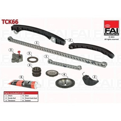 КОМПЛЕКТ ЦЕПИ ГРМ FAI AUTOPARTS TCK66