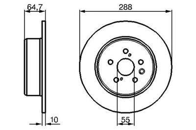 DISCO DE FRENADO BD5513  