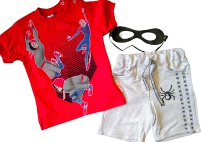Koszulka spodenki na lato opaska Spiderman super