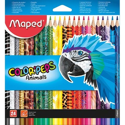 Kredki Colorpeps Animal 24kol Maped 832224
