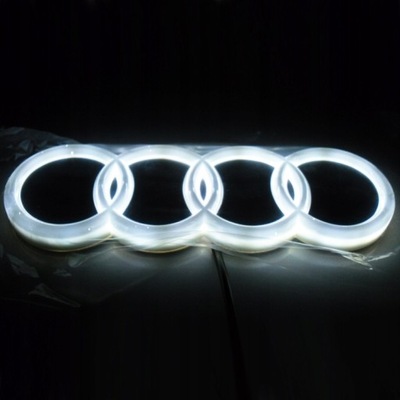 LOGOTIPO COCHE AUDI DIODO LUMINOSO LED LÁMPARA NOCNA  