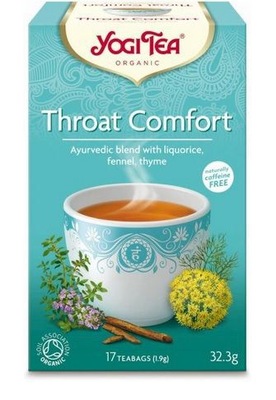 Yogi Tea Throat Comfort Herbatka ajurwedyjska 17