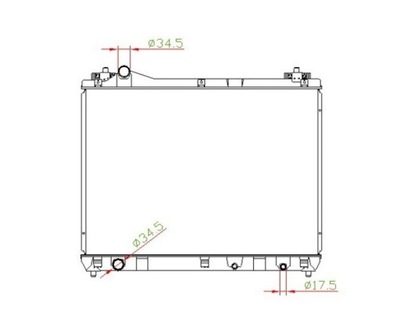 RADUADOR DE AGUA SUZUKI GRAND VITARA 05- 1770065J00  