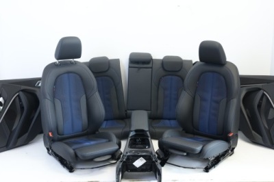 Сиденья заднее сиденье середина салон bmw f44 kksw материал trigon / sensatec чёрный фото №1