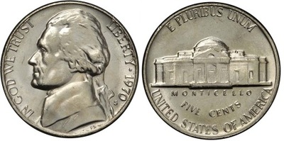 5 cent USA (1970) - Jefferson Mennica San Francisco Proof