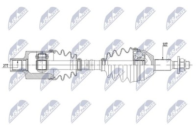 SEMI-EJE DE ACCIONAMIENTO CHRYSLER PACIFICA 4.0 AWD 07- /PRZE  