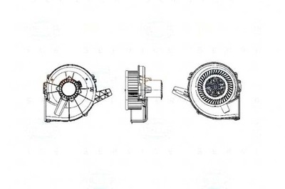 FAN AIR BLOWER BEHR HELLA 6Q1820015 G C H  