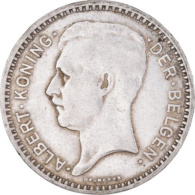 Moneta, Belgia, Albert I, 20 Francs, 20 Frank, 193