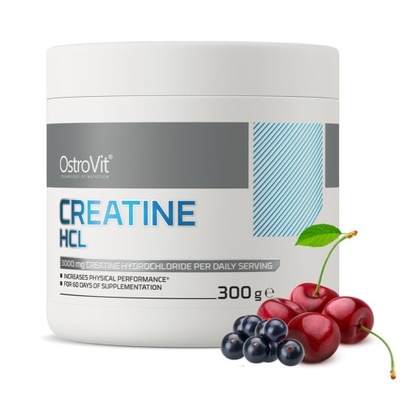 OstroVit CREATINE HCL 300 g KREATYNA CHLOROWODOREK Kreatyny Siła