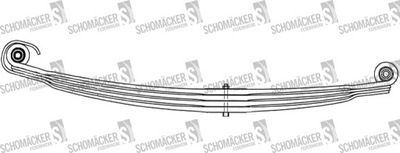 RESORTE MERCEDES SCHOMÄCKER 33806000, O.E.9493200402  